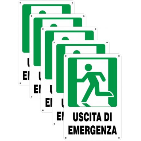 Cartello Segnaletico - OBBLIGO CASCO DI PROTEZIONE - 20x30cm