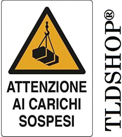 CARTELLO SEGNALETICO - ATTENZIONE GAS ESPLOSIVO - segnale EUR 1,99